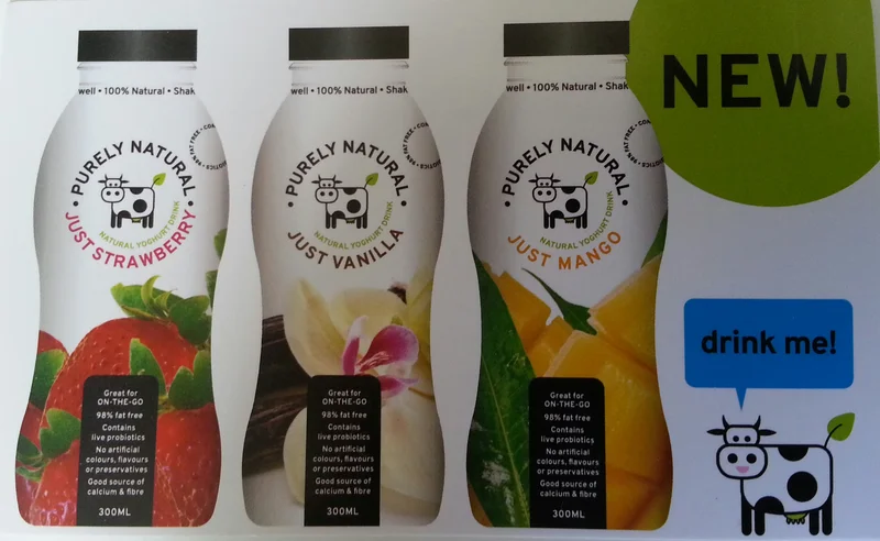 Purely Natural Yogurt Drink Lineup