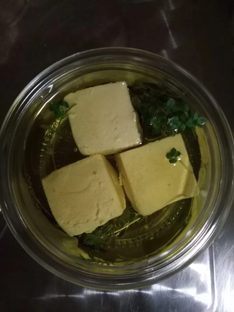 Herbed Non-Dairy Cheese Blocks